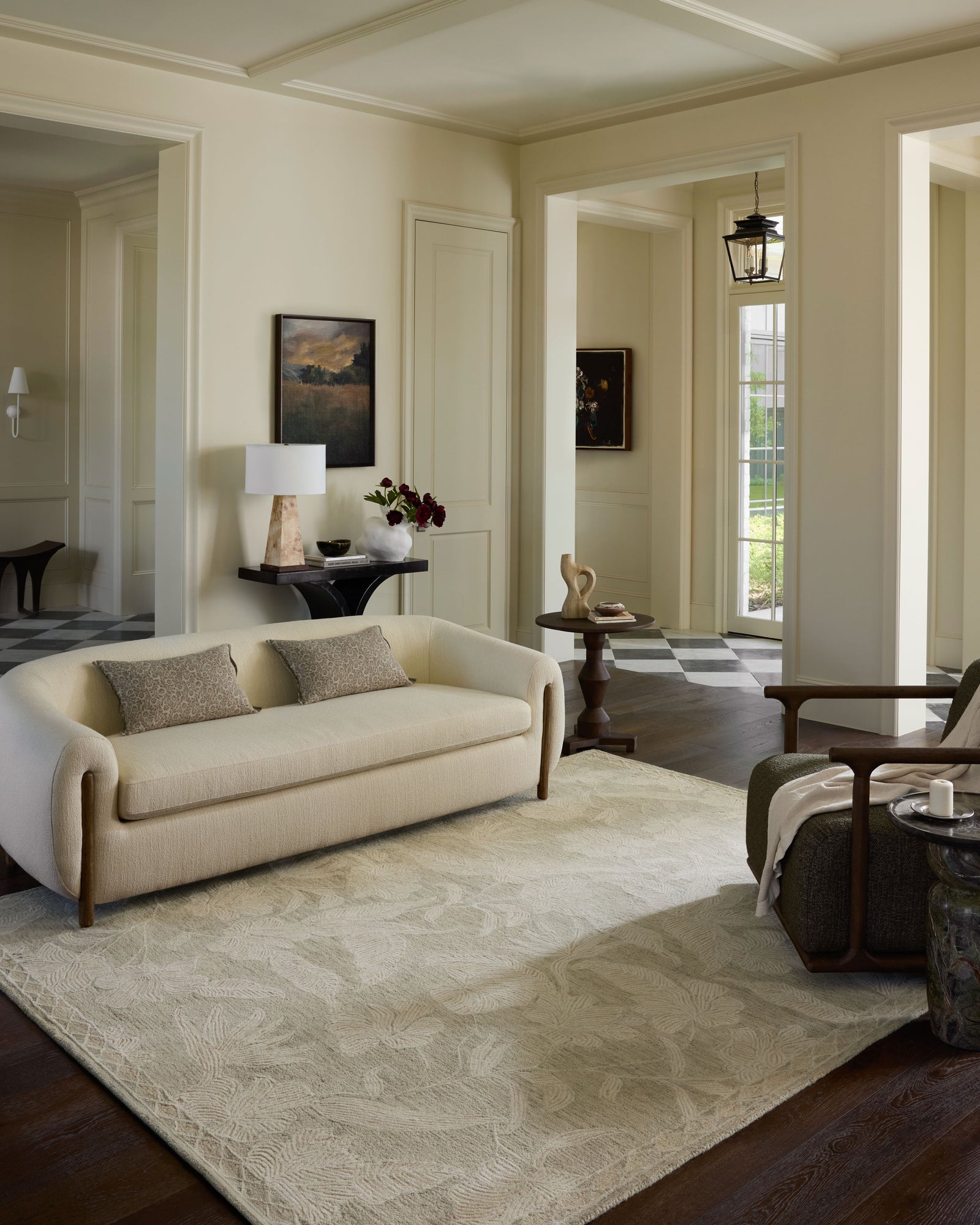 Lenore Sage / Natural — a Loloi rug at Laurie Yapp Home.