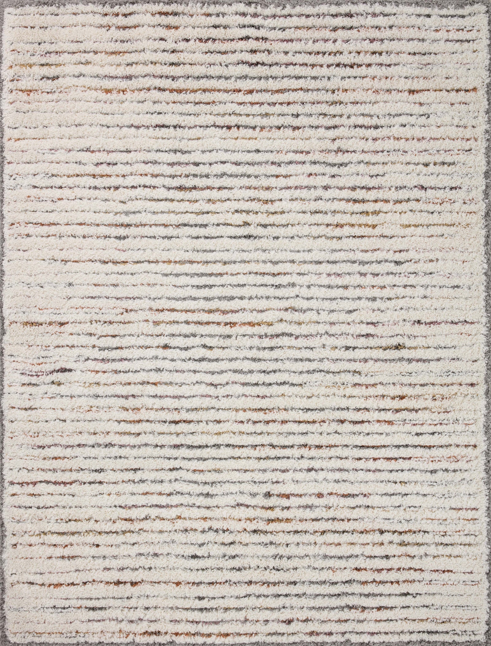 Levitt Shag Ivory / Multi — a Loloi rug at Laurie Yapp Home.