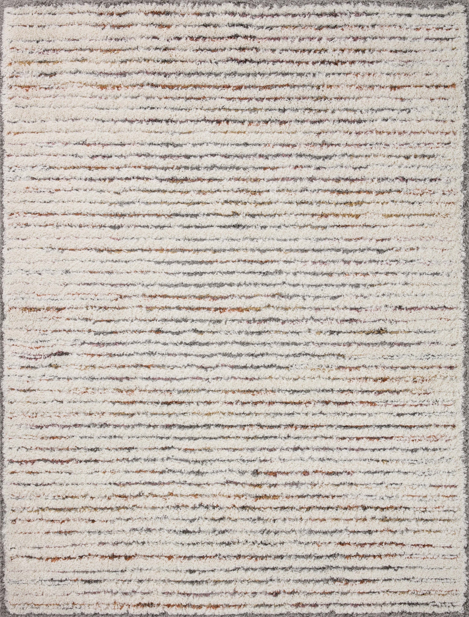 Levitt Shag Ivory / Multi — a Loloi rug at Laurie Yapp Home.