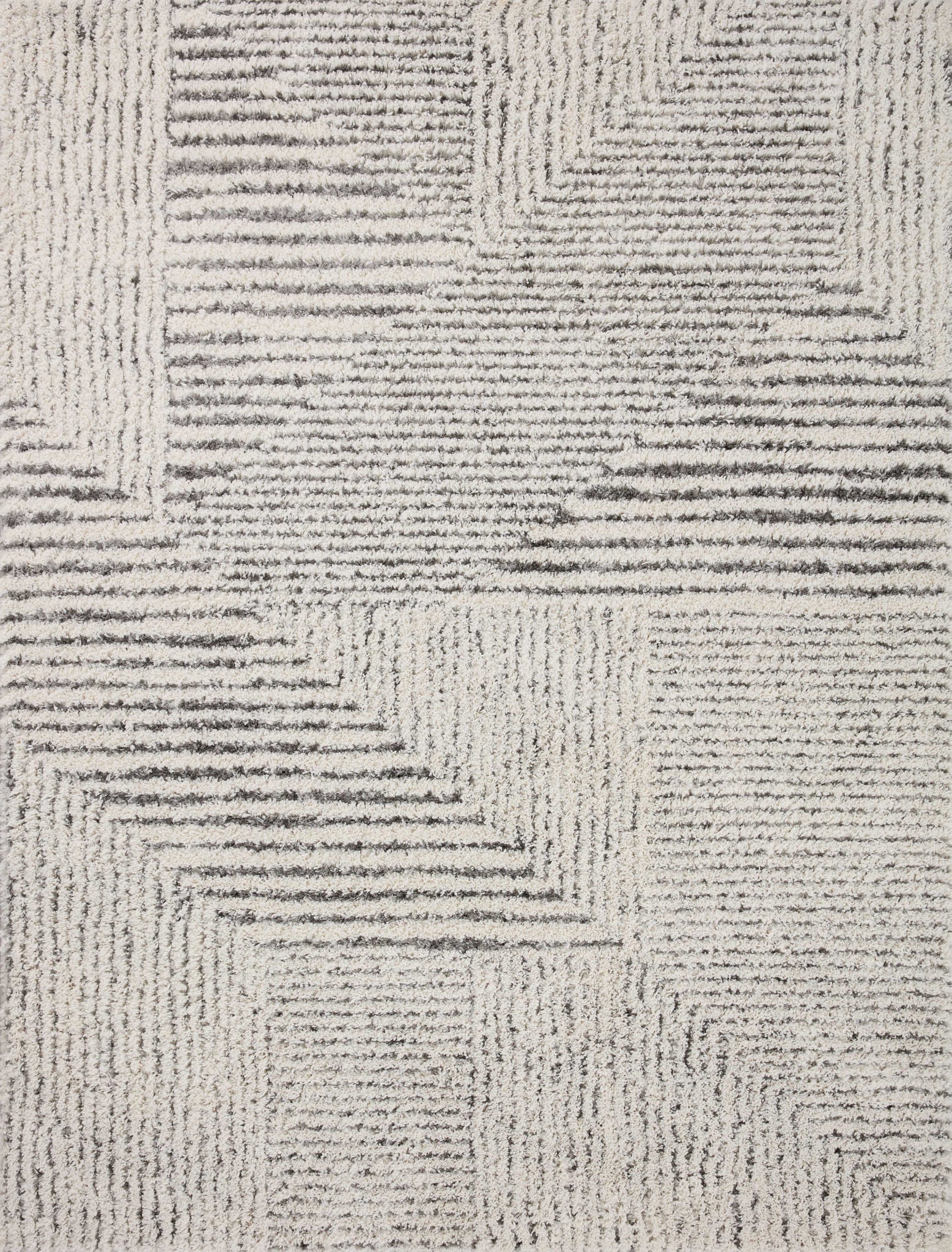 Levitt Shag Ivory / Grey — a Loloi rug at Laurie Yapp Home.