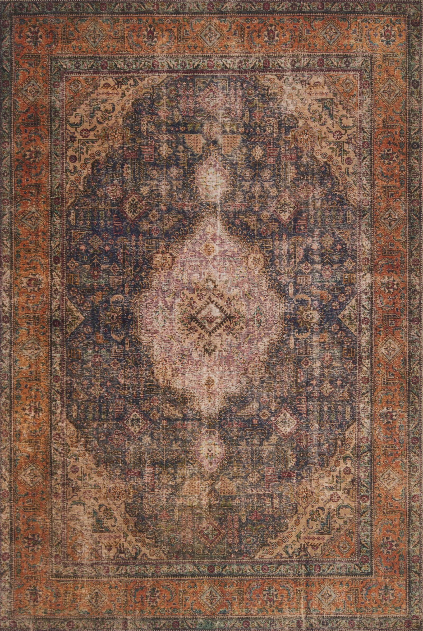 Loren Plum / Multi — a Loloi rug at Laurie Yapp Home.