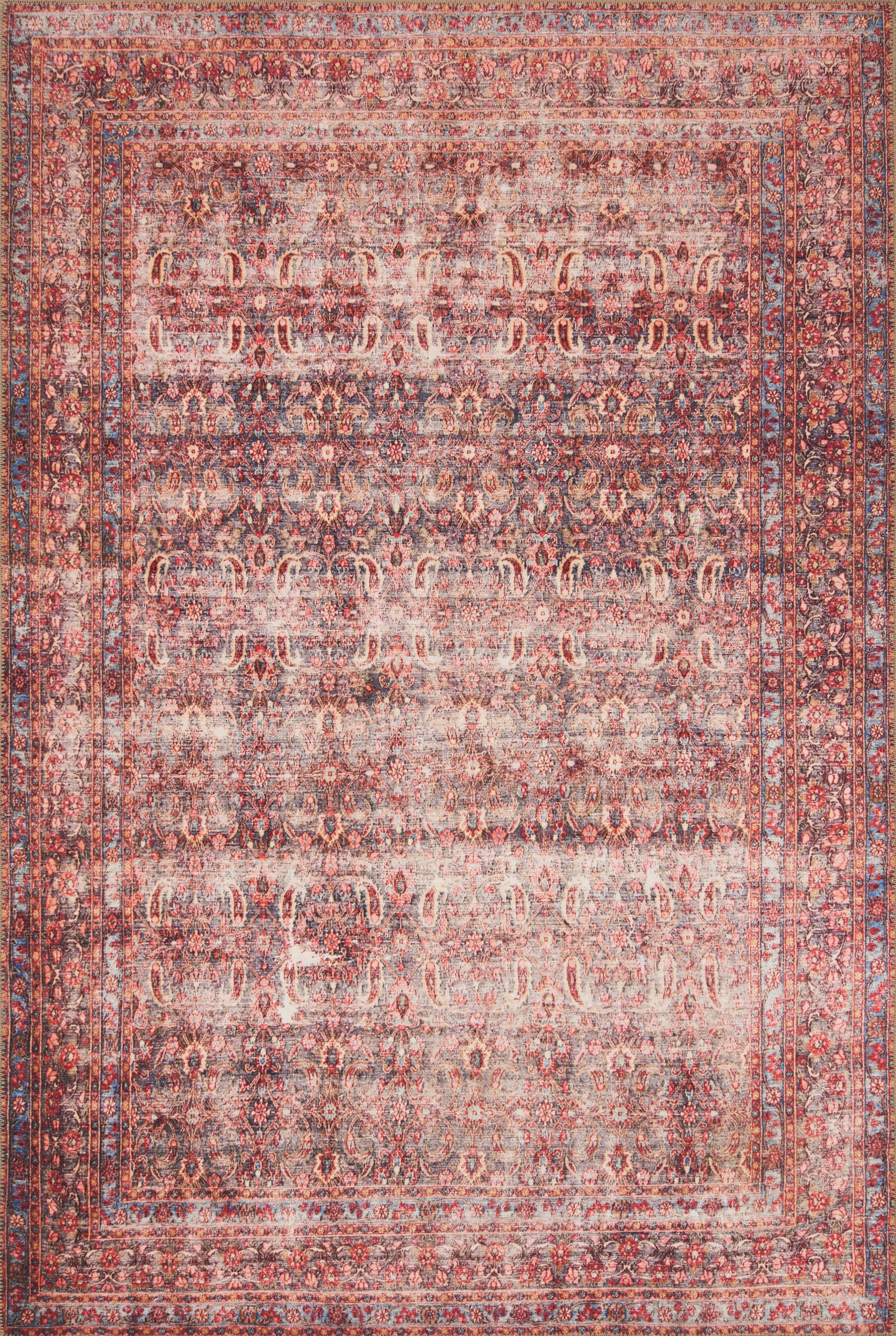 Loren Eggplant / Crimson — a Loloi rug at Laurie Yapp Home.