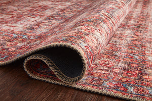 Loren Eggplant / Crimson shown from a different angle to reveal its pattern.