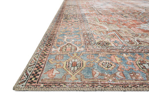 Loren Terracotta / Sky shown from a different angle to reveal its pattern.