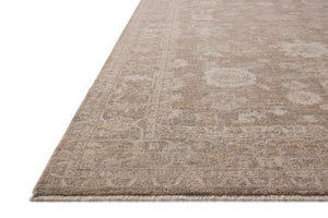 Louisa Taupe / Ivory shown from a different angle to reveal its pattern.