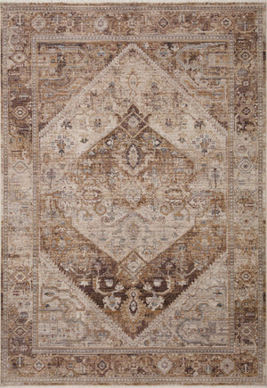 Lyra Natural / Mocha — a Loloi rug at Laurie Yapp Home.