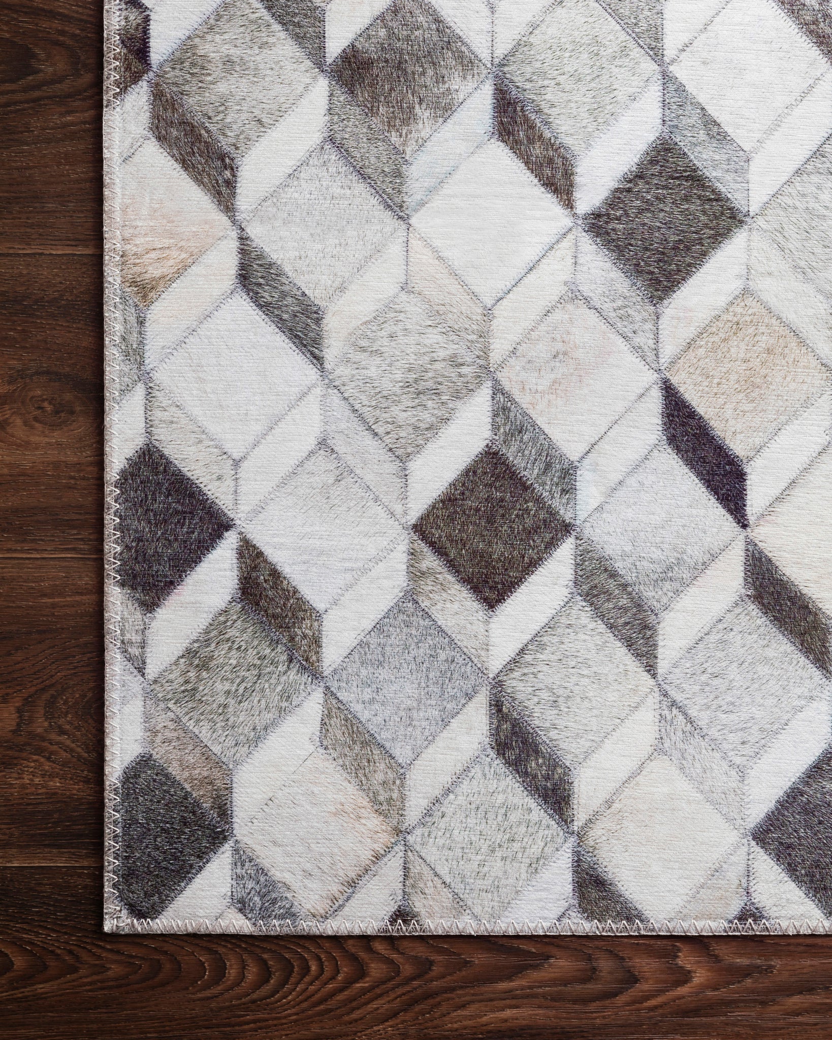 Maddox Grey / Mocha shown from a different angle to reveal its pattern.