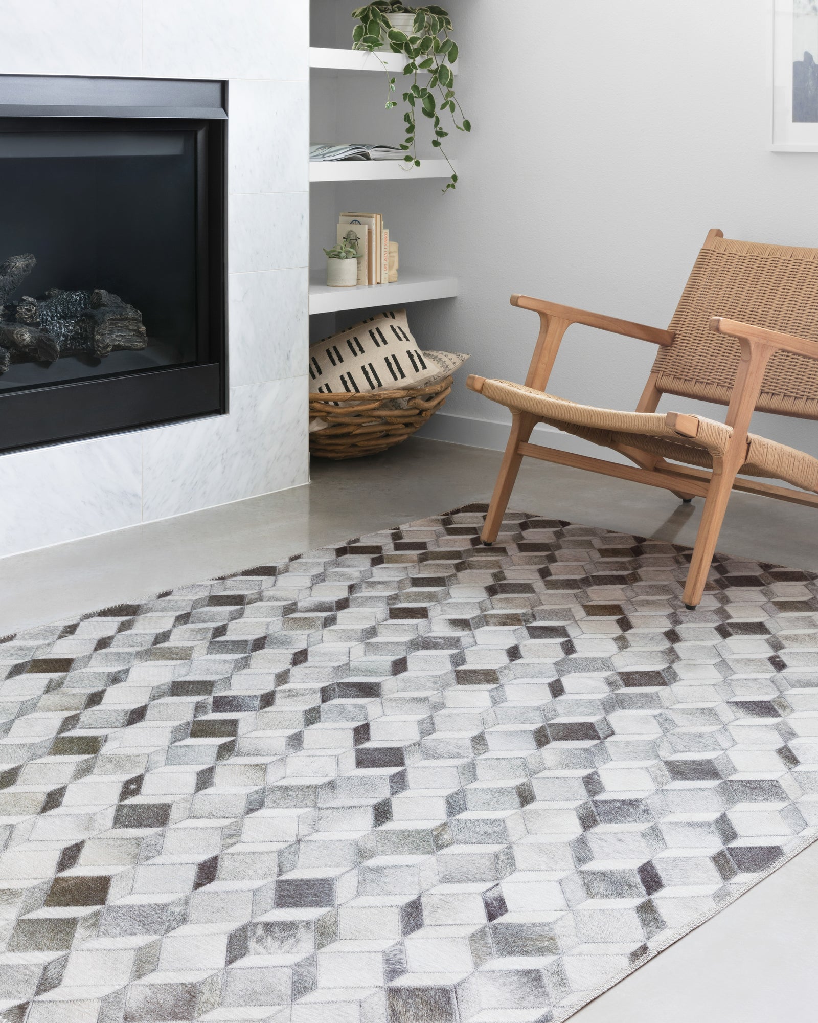 Maddox Grey / Mocha — a Loloi rug at Laurie Yapp Home.