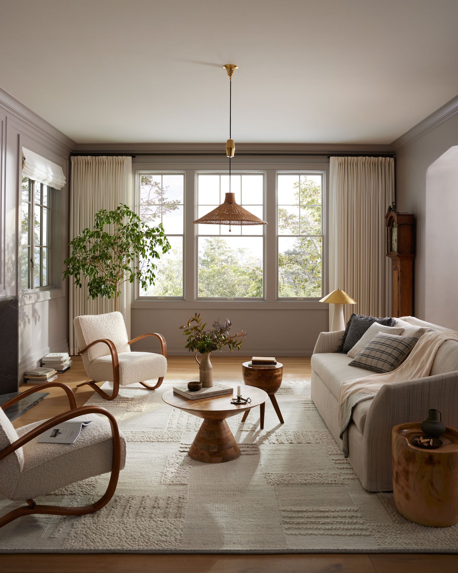 Manfred Ivory / Pebble — a Loloi rug at Laurie Yapp Home.