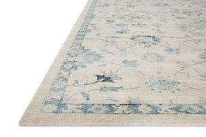 Marcella Blue / Ivory shown from another angle.