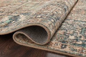 Margot Terracotta / Lagoon shown from a different angle to reveal its pattern.