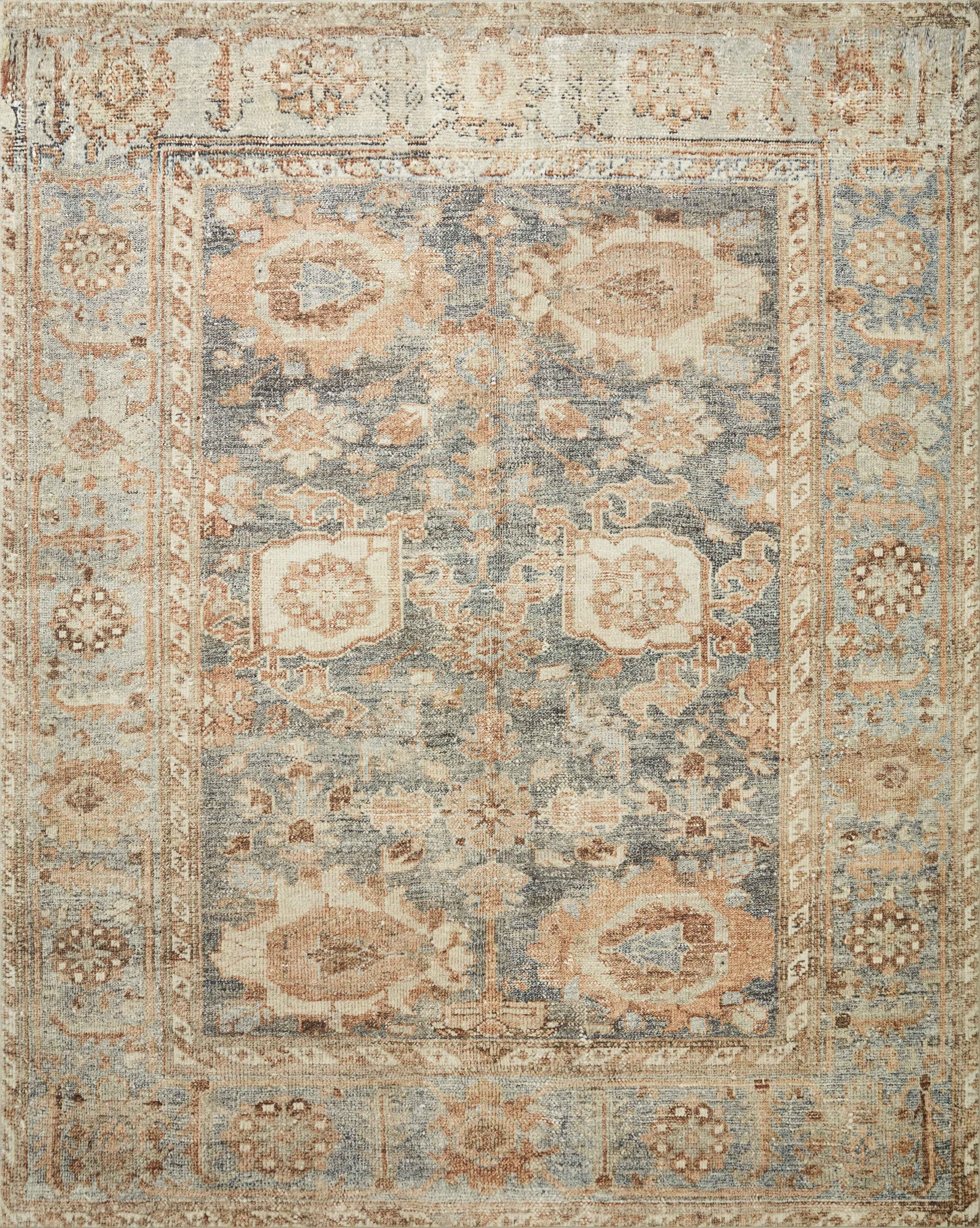 Margot Ocean / Spice — a Loloi rug at Laurie Yapp Home.