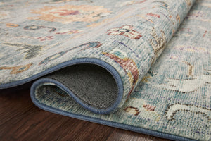 Margot Denim / Multi shown from a different angle to reveal its pattern.