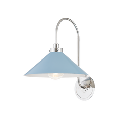 Polished Nickel / Blue Bird