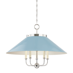 Polished Nickel / Blue Bird