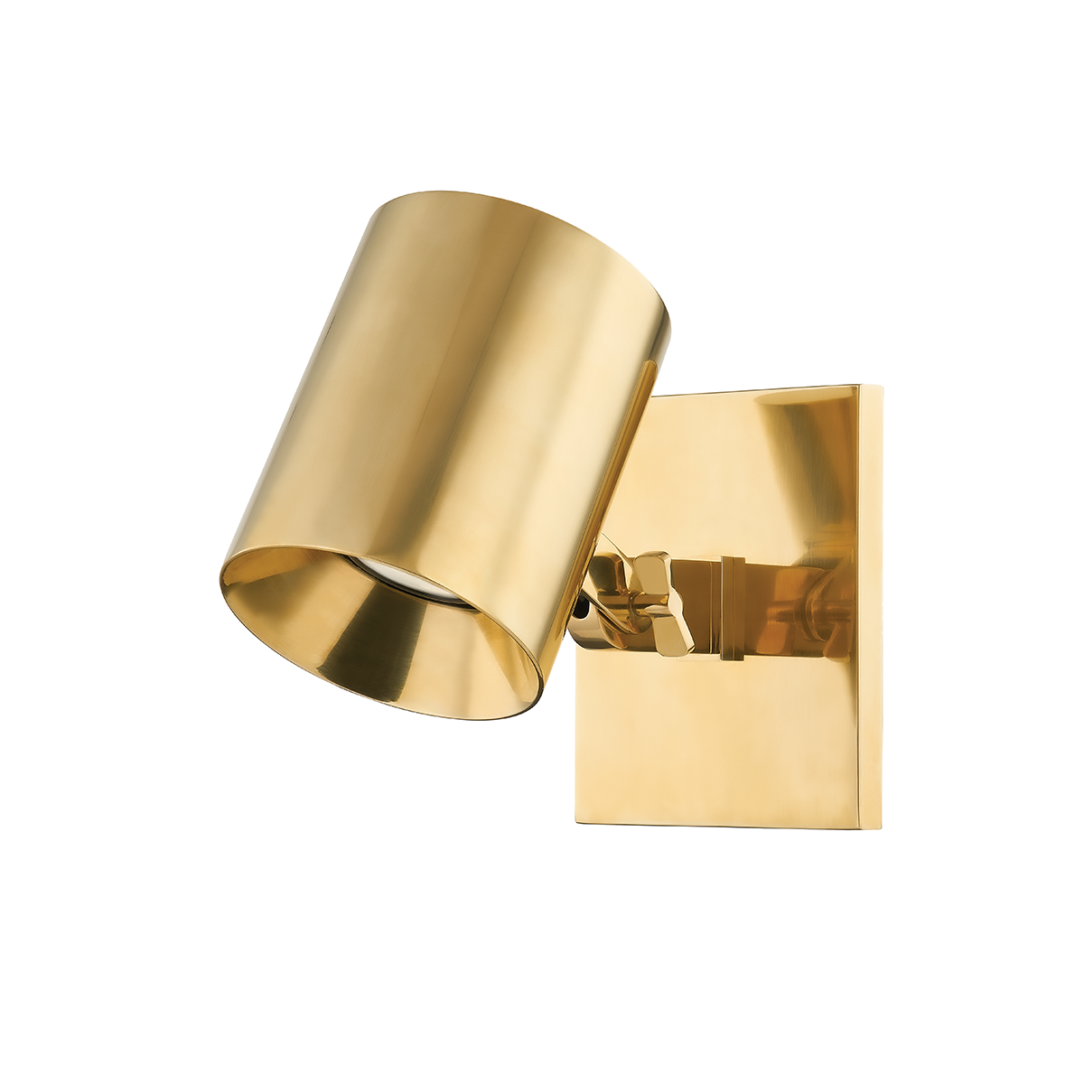 Highgrove Wall Sconce in aged brass — a Hudson Valley wall sconce for bathrooms, hallways, and living rooms at Laurie Yapp Home.