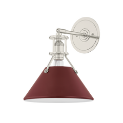 Polished Nickel / Soft Crimson
