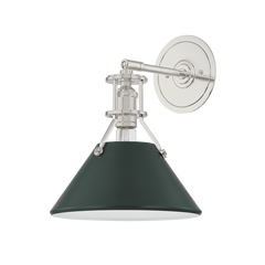 Polished Nickel / Soft Studio Green