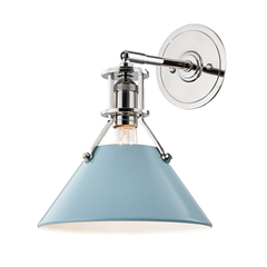 Polished Nickel / Blue Bird