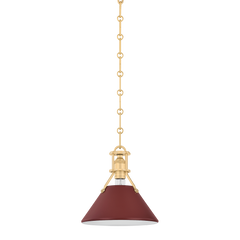 Aged Brass / Soft Crimson