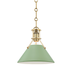 Aged Brass / Leaf Green