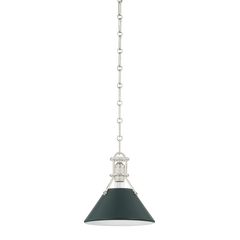 Polished Nickel / Soft Studio Green