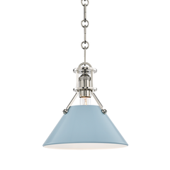 Polished Nickel / Blue Bird