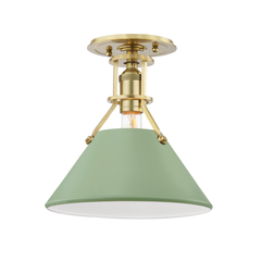 Aged Brass / Leaf Green