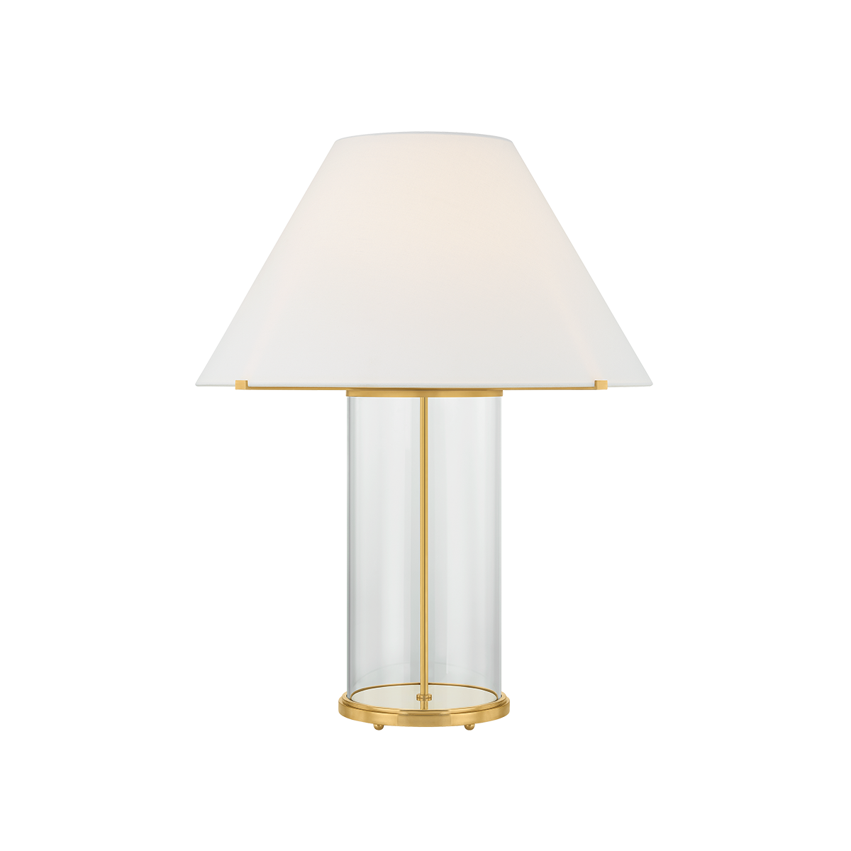 Inglewood Table Lamp in aged brass — a Hudson Valley table lamp for living rooms, entries, and bedrooms at Laurie Yapp Home.