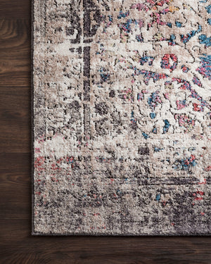 Side view of the Medusa Granite / Multi rug.