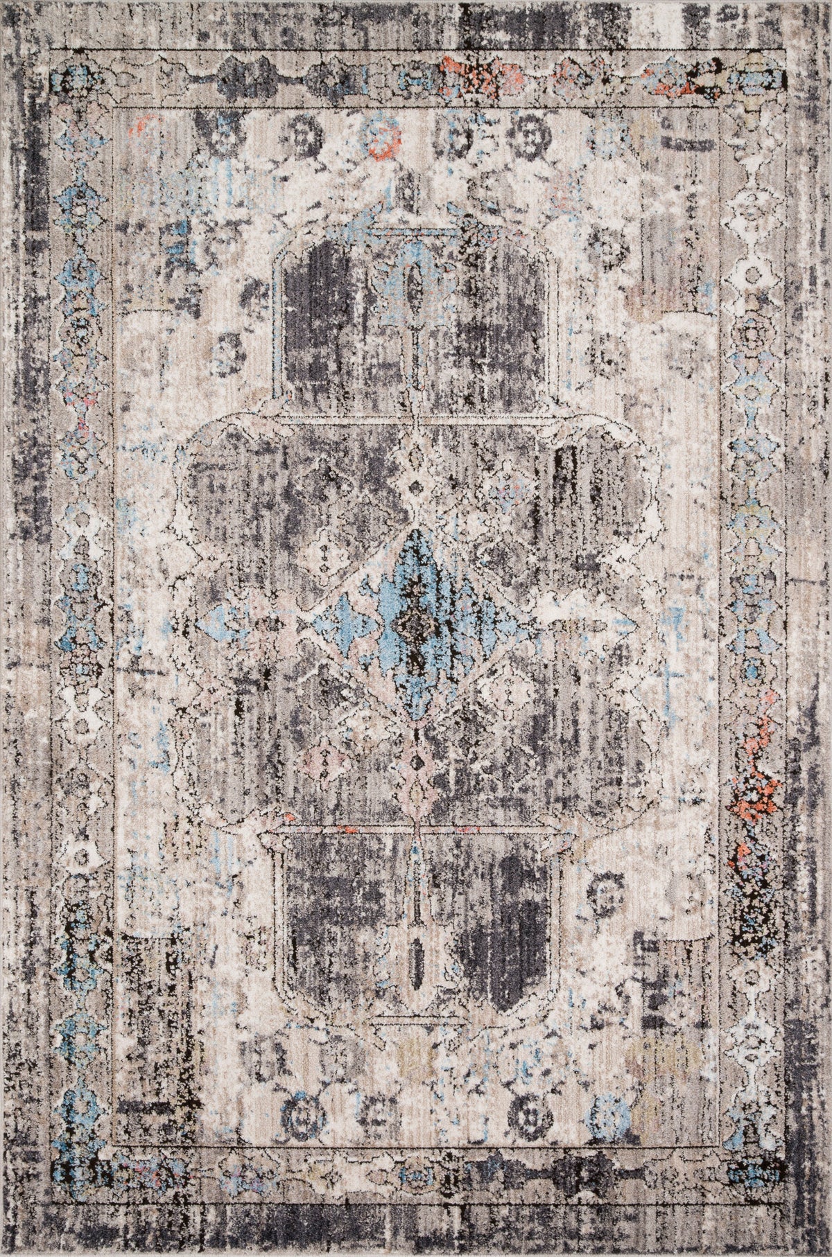 Medusa Natural / Stone — a Loloi rug at Laurie Yapp Home.