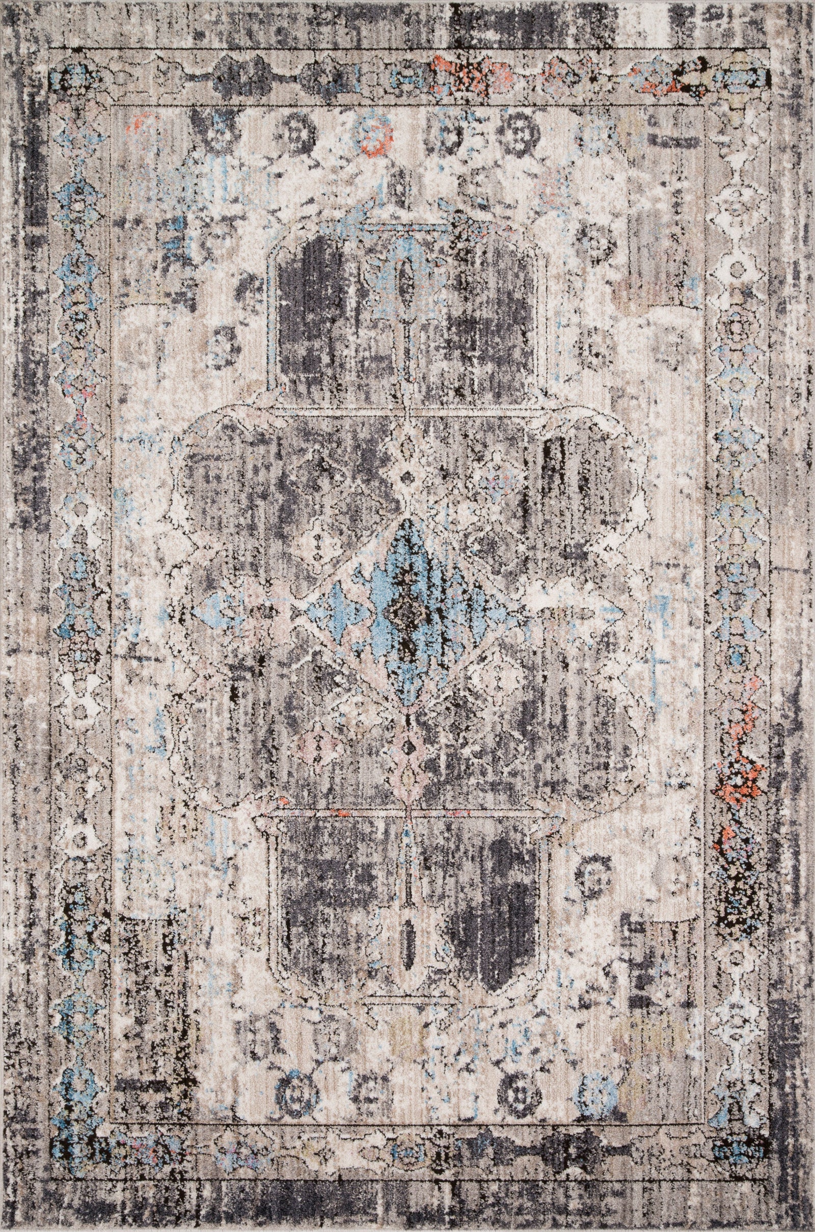 Medusa Natural / Stone — a Loloi rug at Laurie Yapp Home.