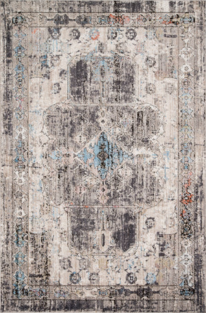 Medusa Natural / Stone — a Loloi rug at Laurie Yapp Home.