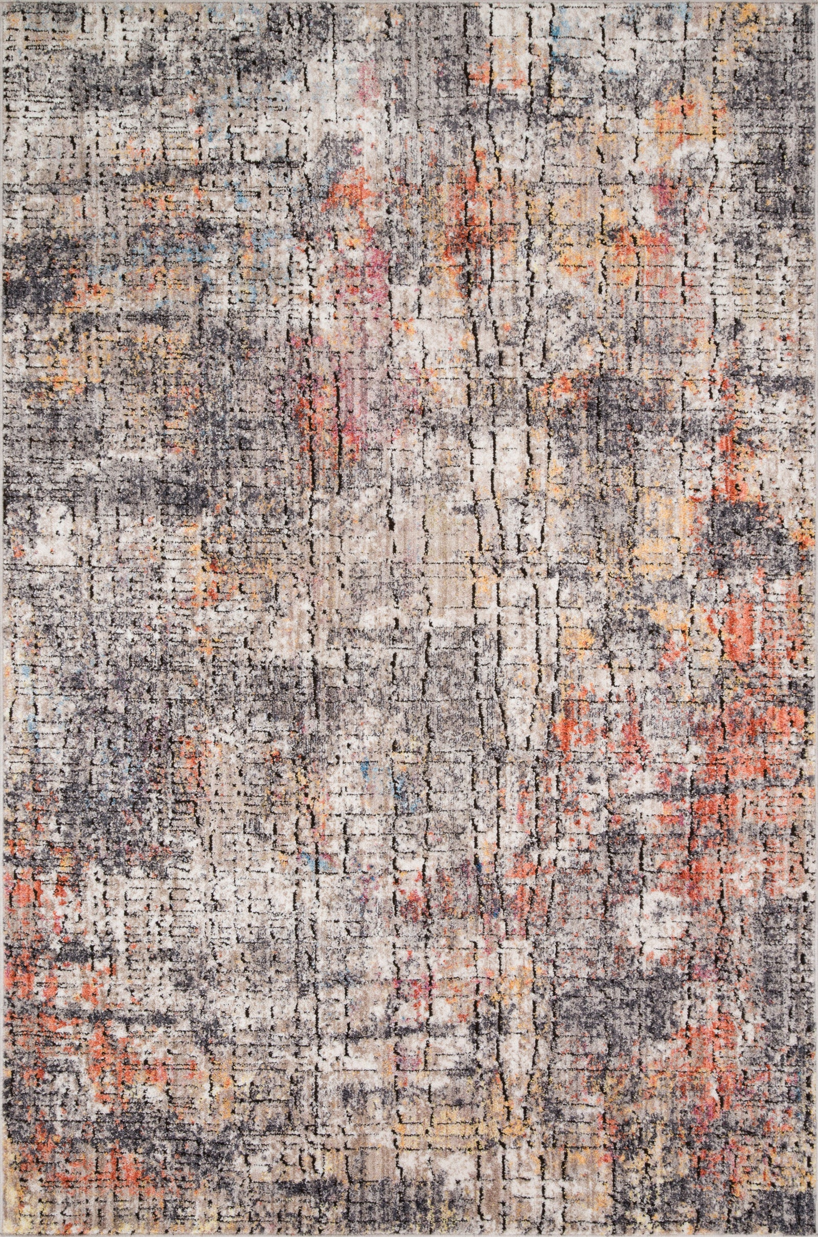 Medusa Graphite / Sunset — a Loloi rug at Laurie Yapp Home.