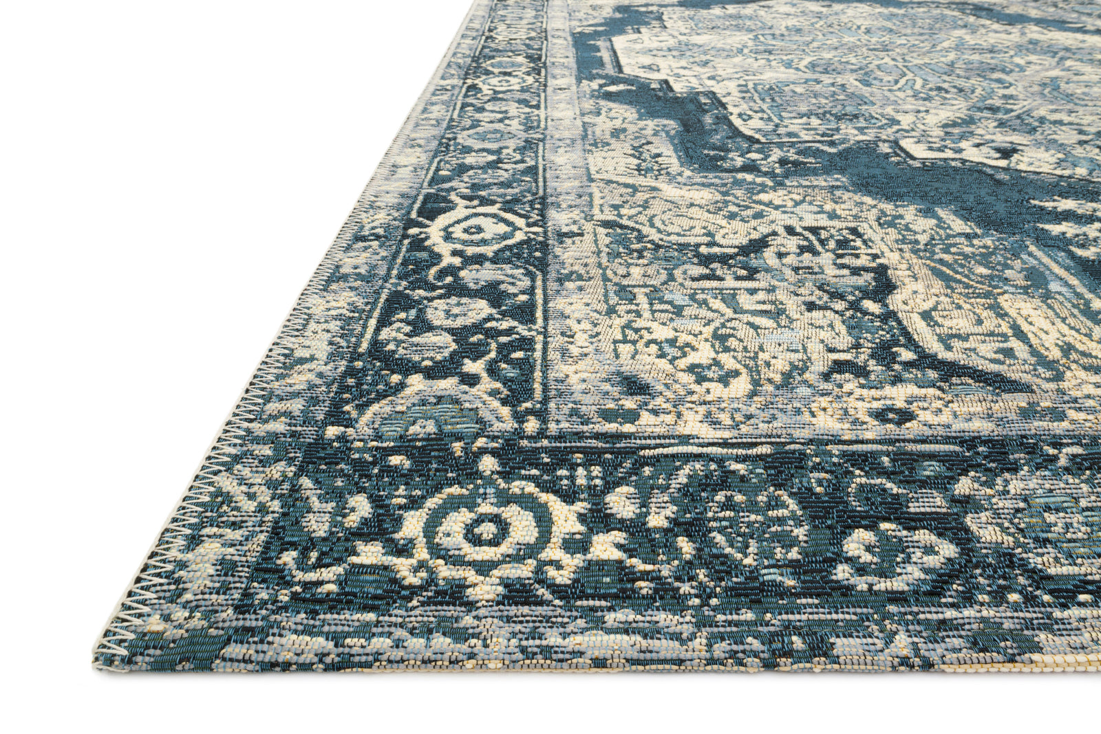 Mika Dk Blue / Dk Blue — a Loloi rug at Laurie Yapp Home.