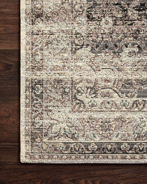 Close-up detail of the Mika Stone / Ivory showing its pile and weave.