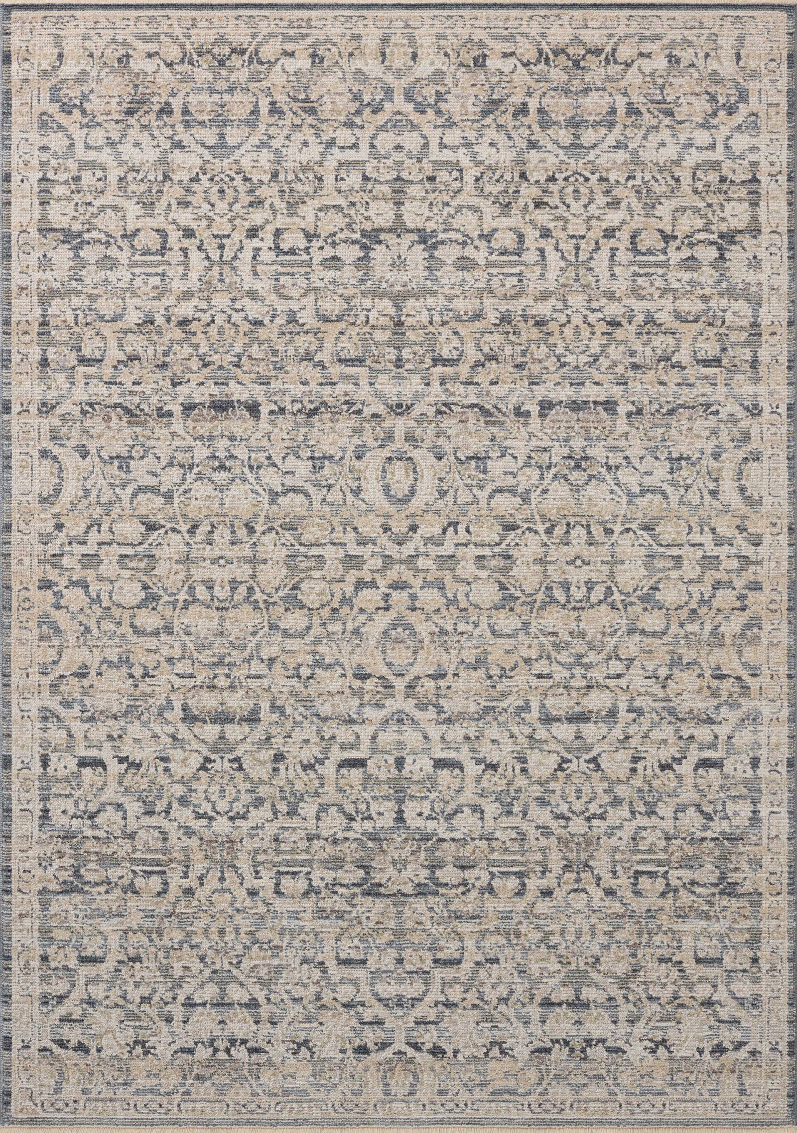 Milena Denim / Natural — a Loloi rug at Laurie Yapp Home.