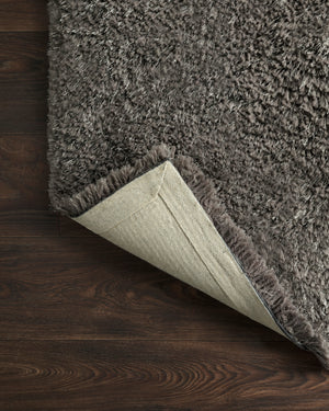 Mila Shag Charcoal shown from another angle.