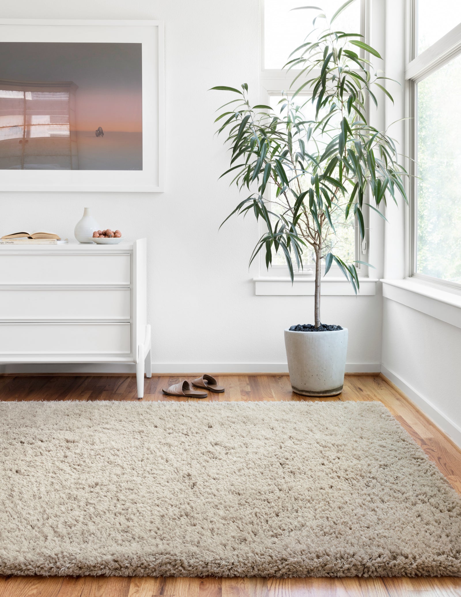 Mila Shag Grey — a Loloi rug at Laurie Yapp Home.