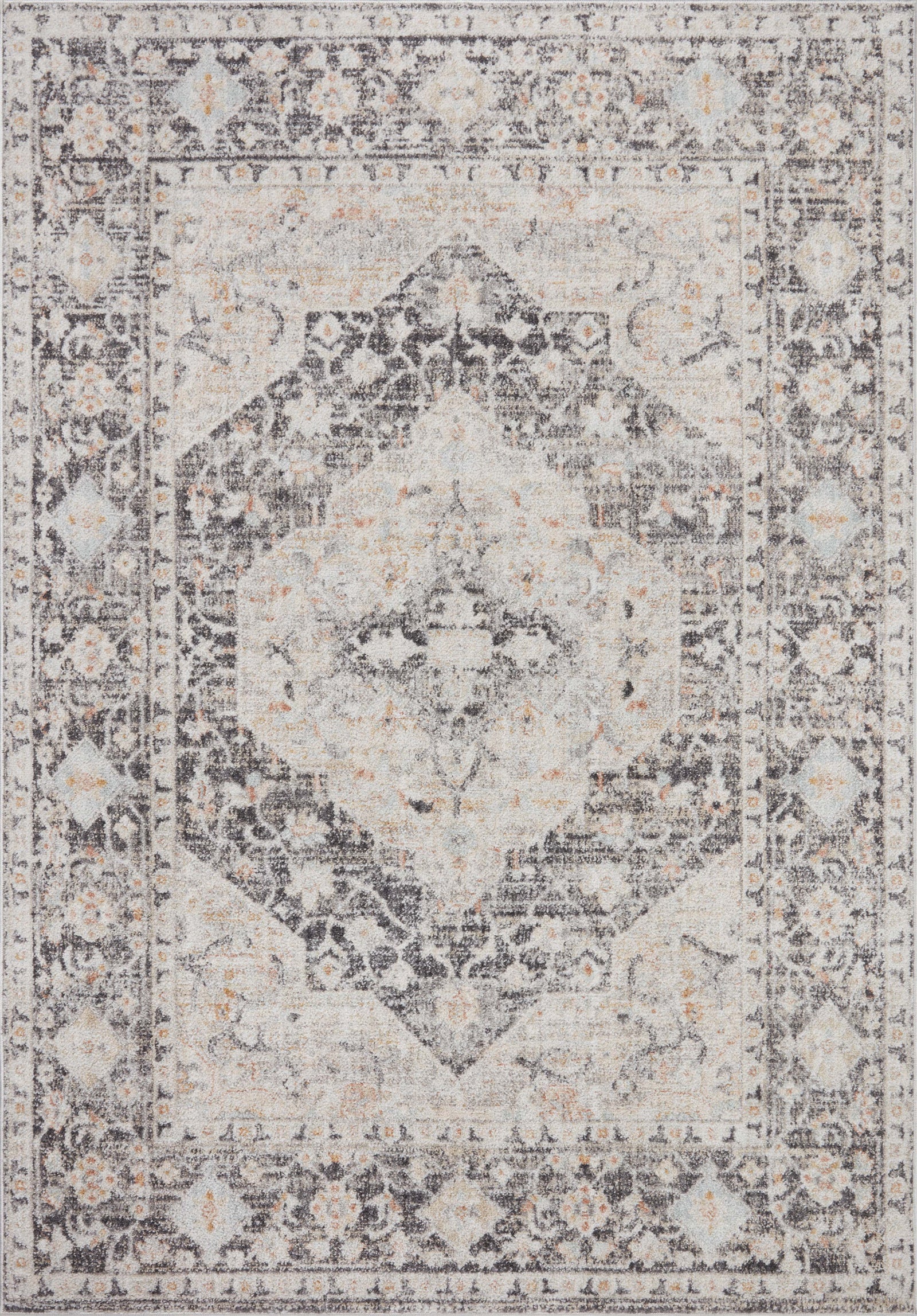 Monroe Charcoal / Multi — a Loloi rug at Laurie Yapp Home.