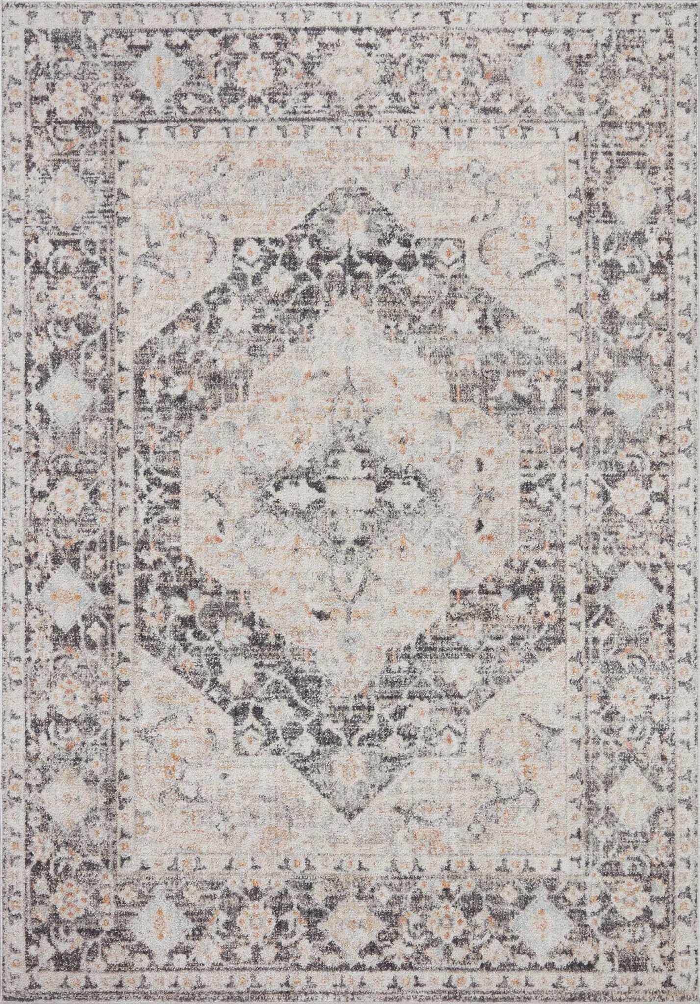 Monroe Charcoal / Multi — a Loloi rug at Laurie Yapp Home.