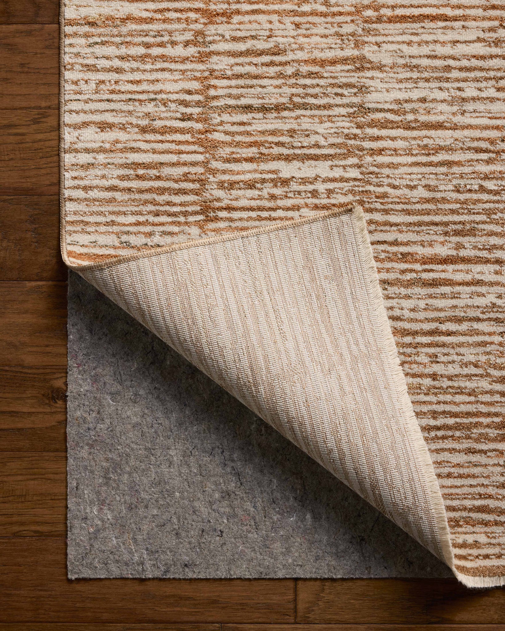 Nellie Terracotta / Ivory shown from another angle.