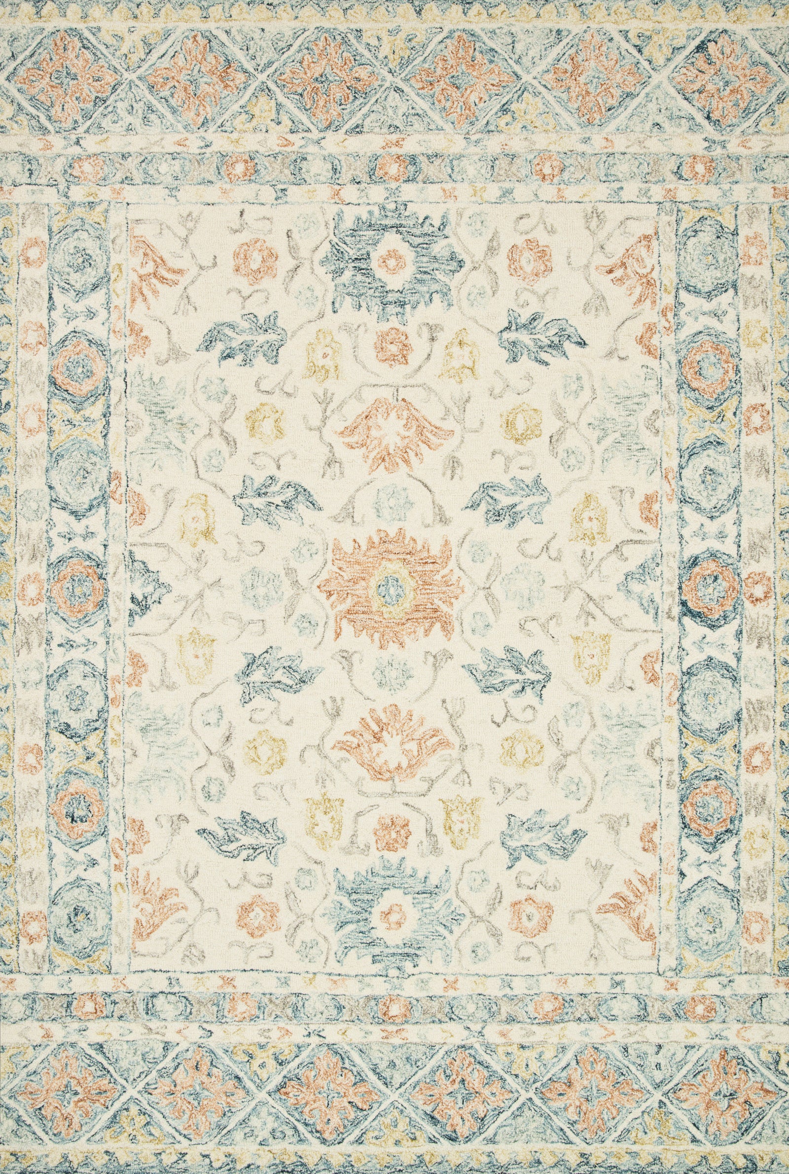 Norabel Ivory / Multi — a Loloi rug at Laurie Yapp Home.