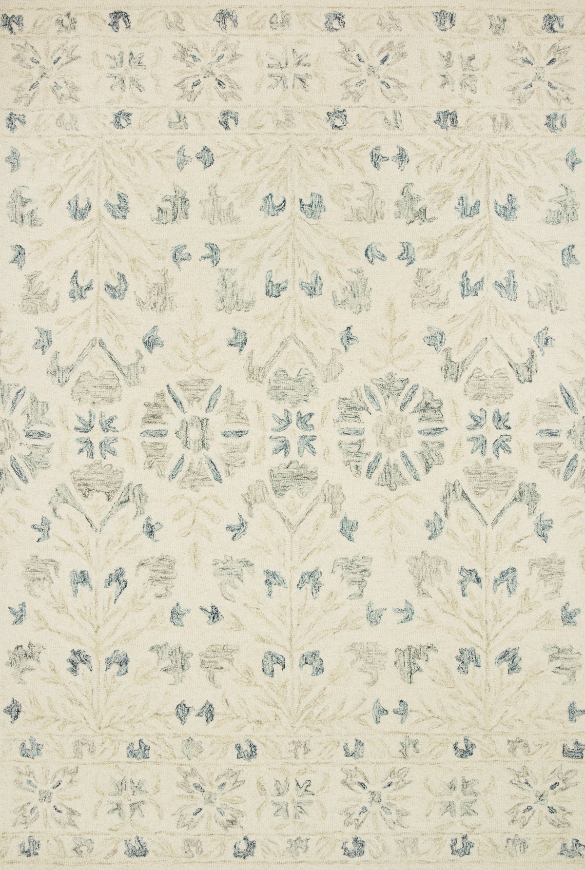 Norabel Ivory / Grey — a Loloi rug at Laurie Yapp Home.