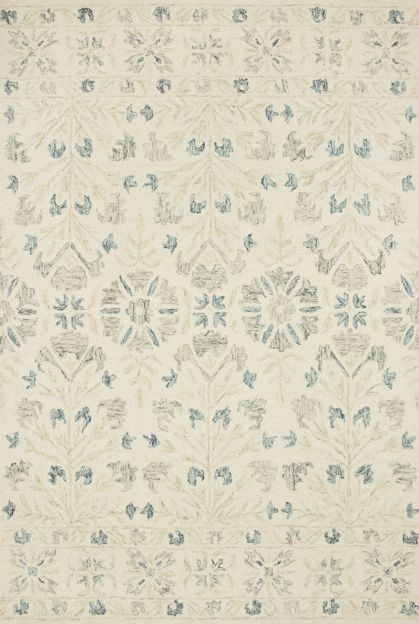 Norabel Ivory / Grey — a Loloi rug at Laurie Yapp Home.
