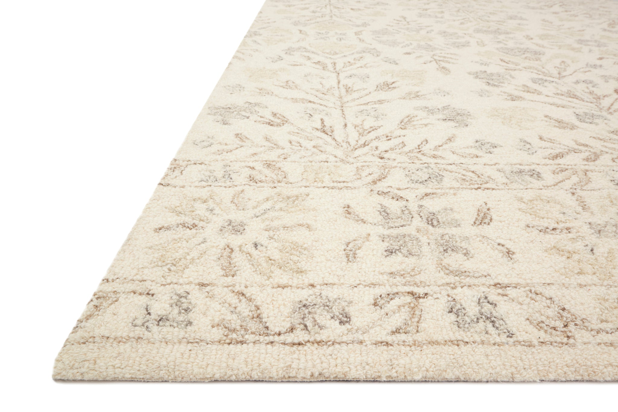 Norabel Ivory / Neutral shown from a different angle to reveal its pattern.