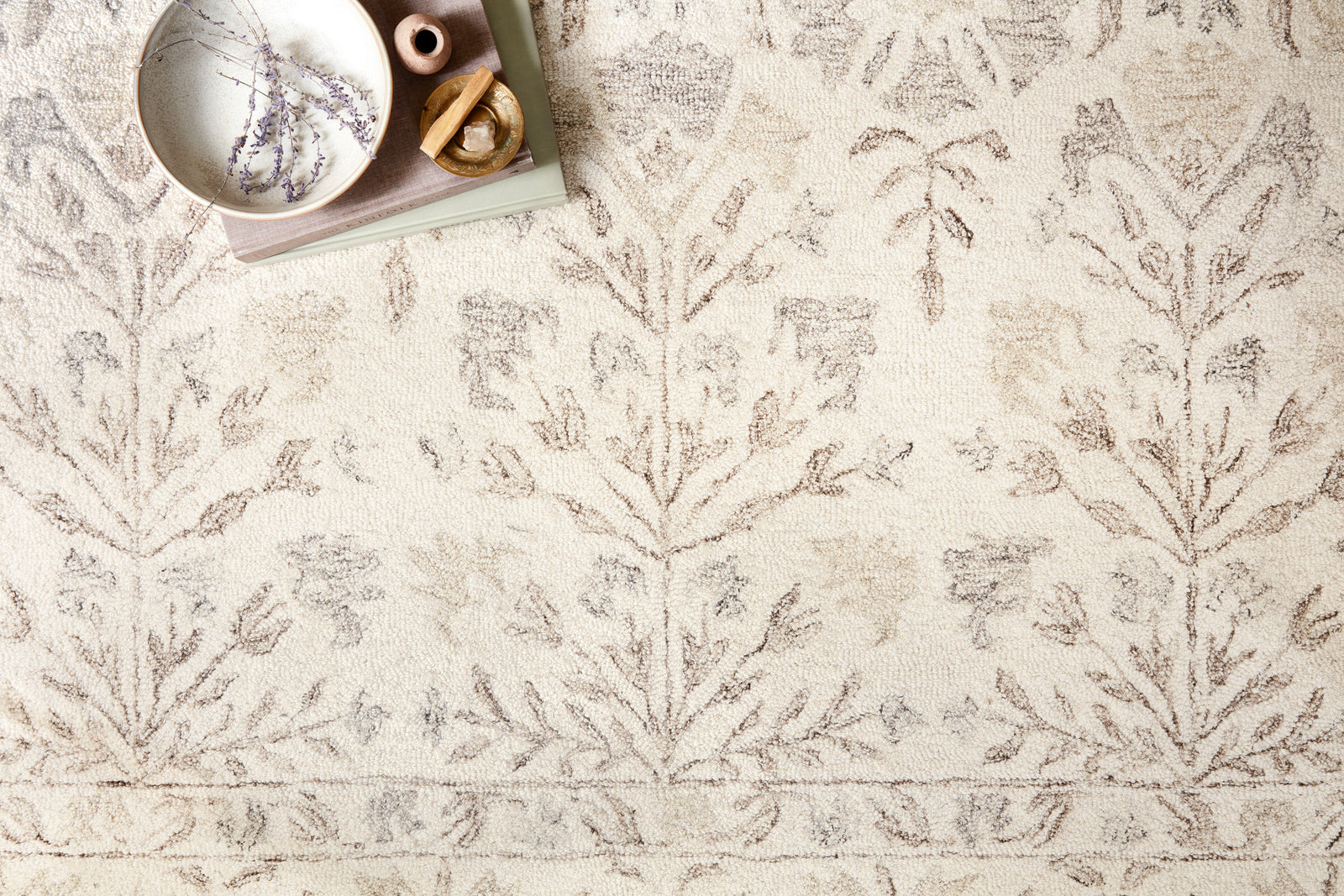 Norabel Ivory / Neutral — a Loloi rug at Laurie Yapp Home.