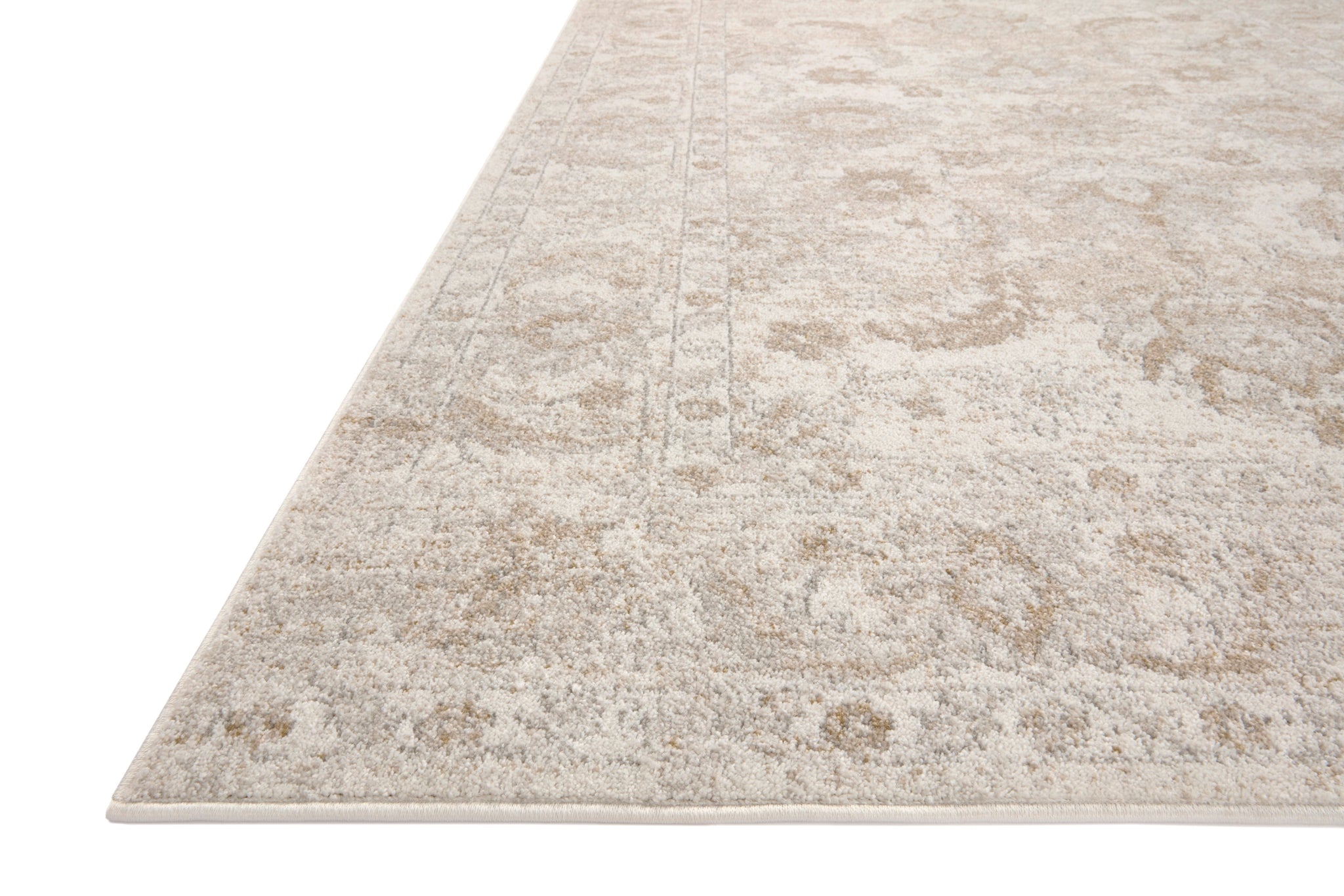 Odette Ivory / Beige shown from a different angle to reveal its pattern.