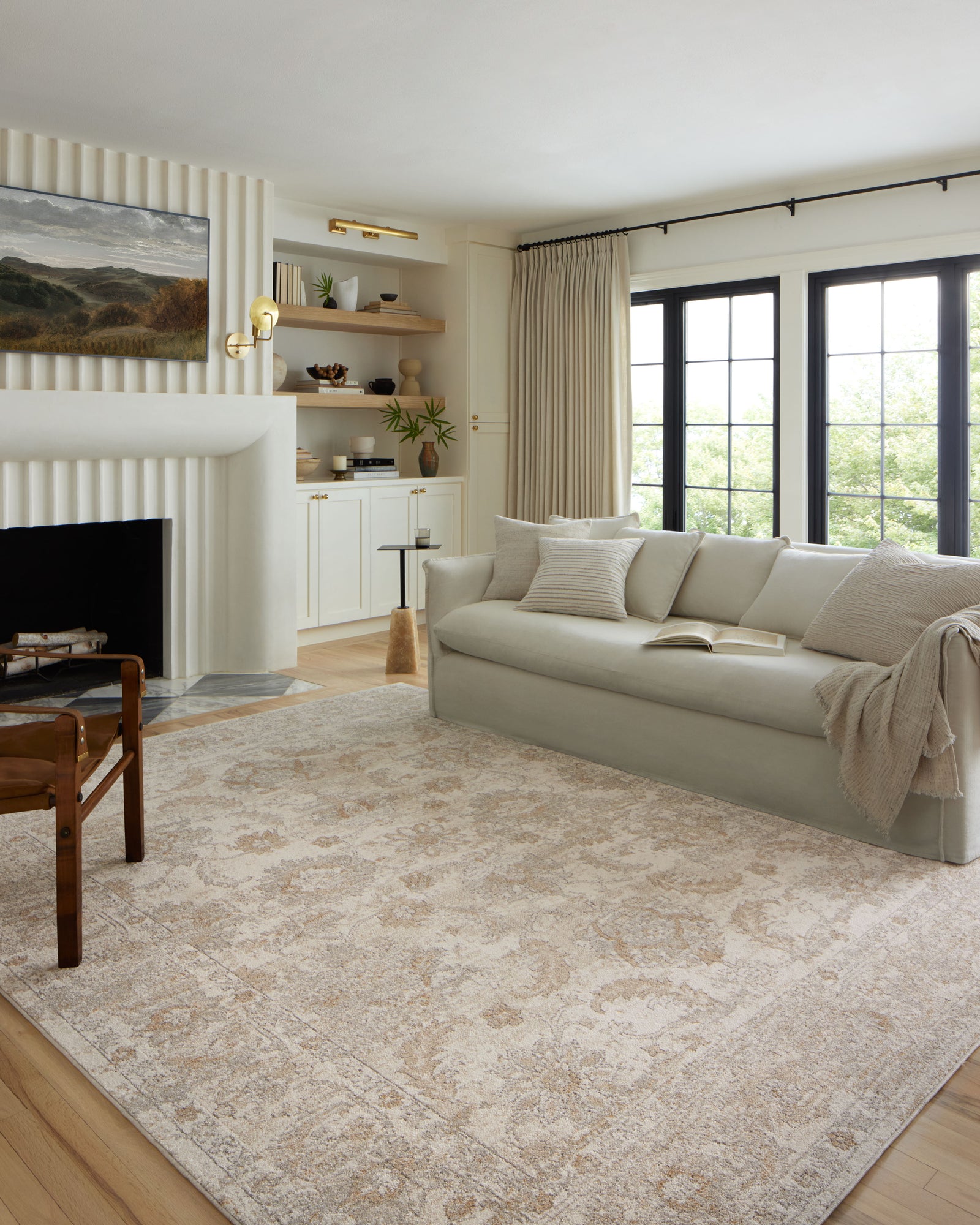 Odette Ivory / Beige — a Loloi rug at Laurie Yapp Home.