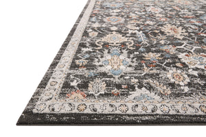 Odette Charcoal / Multi shown from a different angle to reveal its pattern.